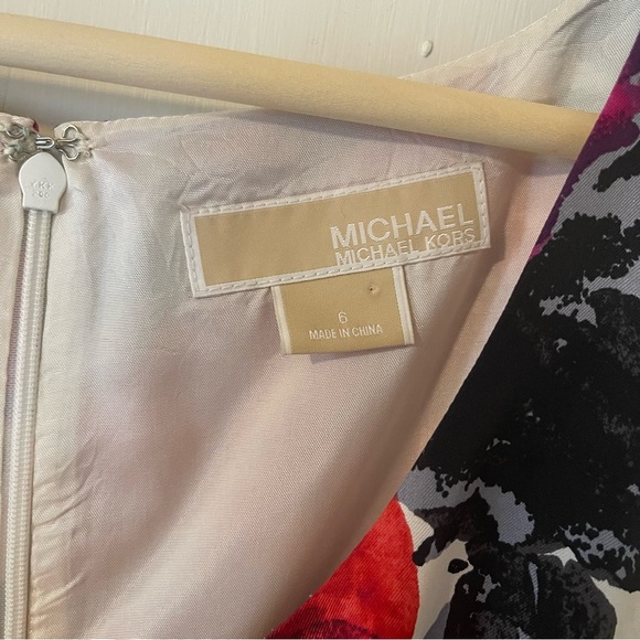 Michael Kors sleeveless floral silk mini dress - Picture 3 of 5